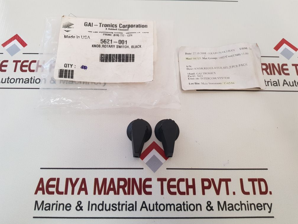 Gai-tronics 5621-001 Black Rotary Switch