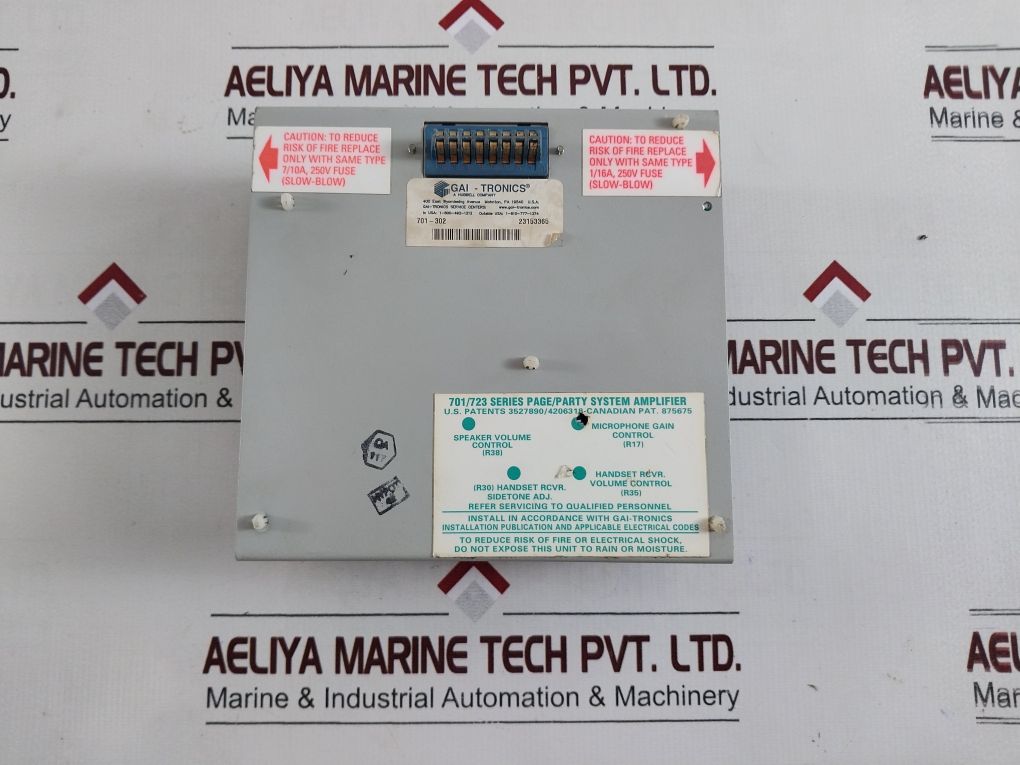 Gai-tronics 701/723 Series Page Party System Amplifier 701-302