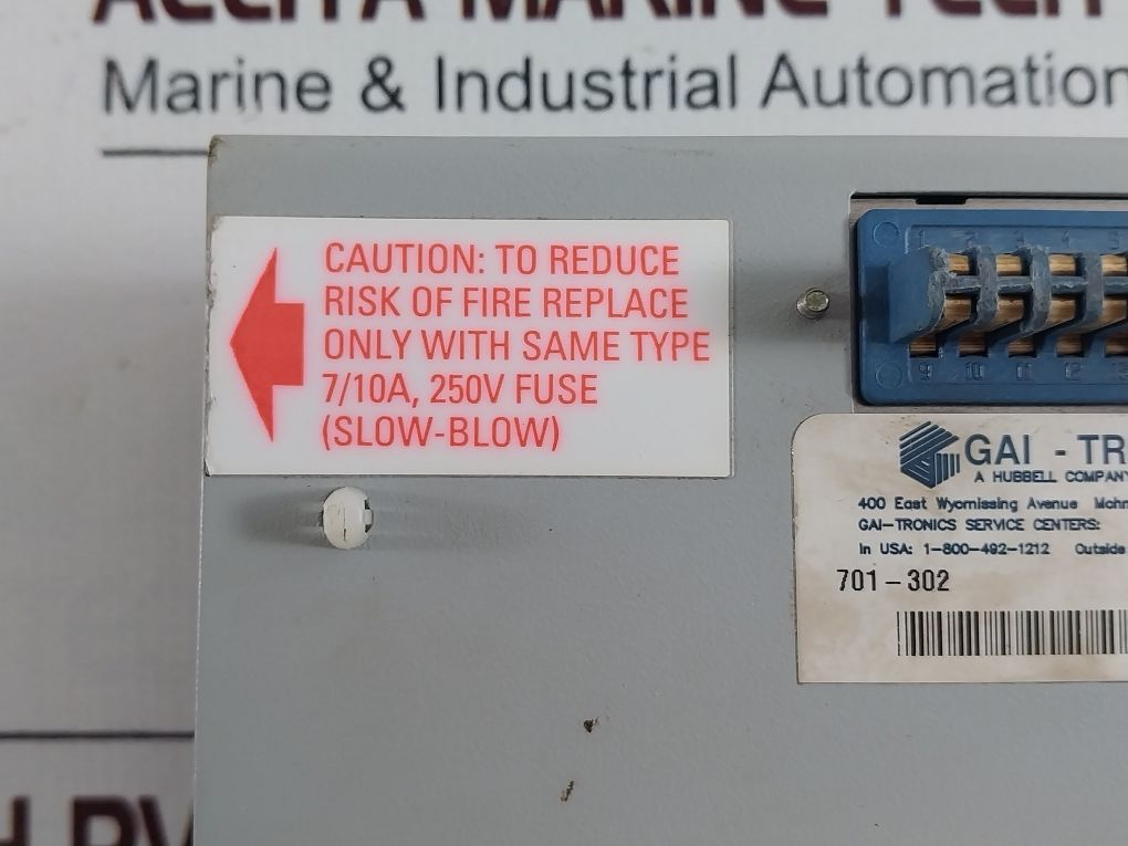 Gai-tronics 701/723 Series Page Party System Amplifier 701-302