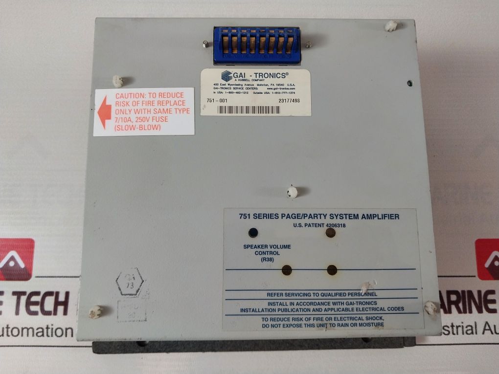 Gai-tronics 751-001 Page/Party System Amplifier