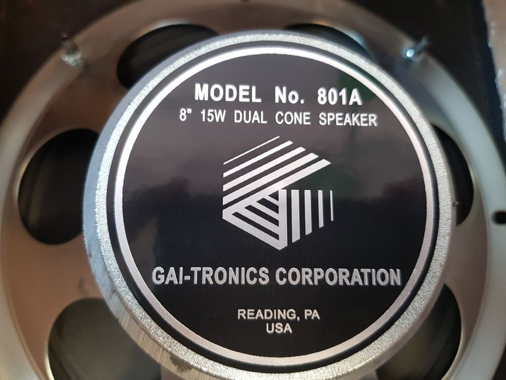 Gai-tronics 801A 8” 15W Dual Cone Speaker