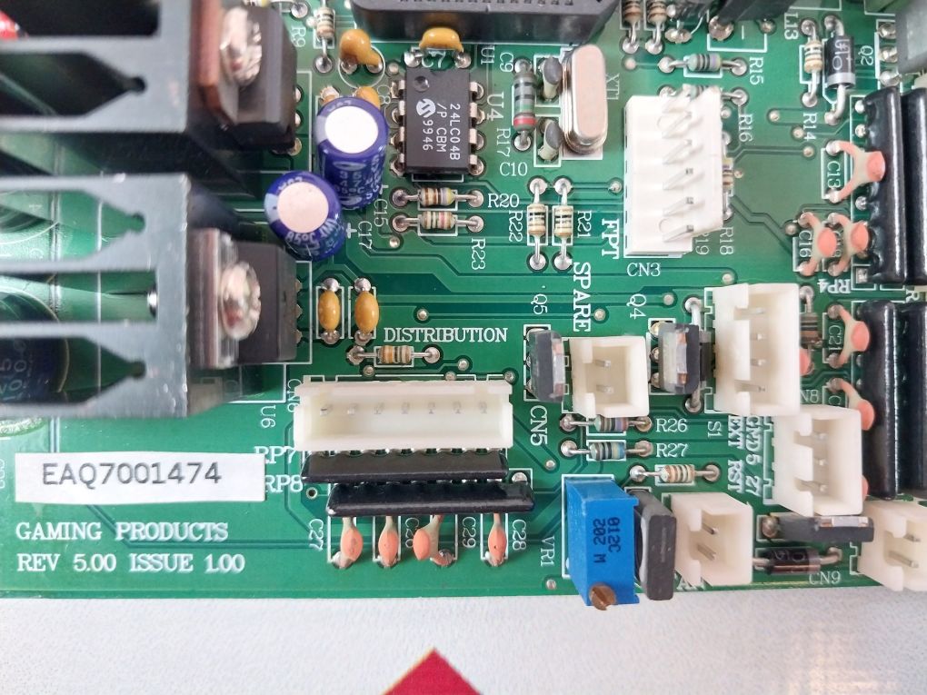 Gaming Products Eaq7001474 Pcb Card Rev 5.00