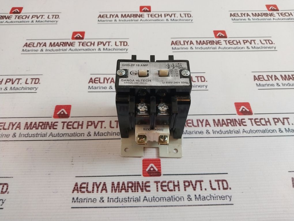 Ganga Hi-tech Ghd-2P Contactor 16A 600V