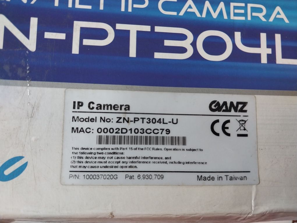 Ganz Zn-pt304L-u Pan/Tilt Ip Camera Kit