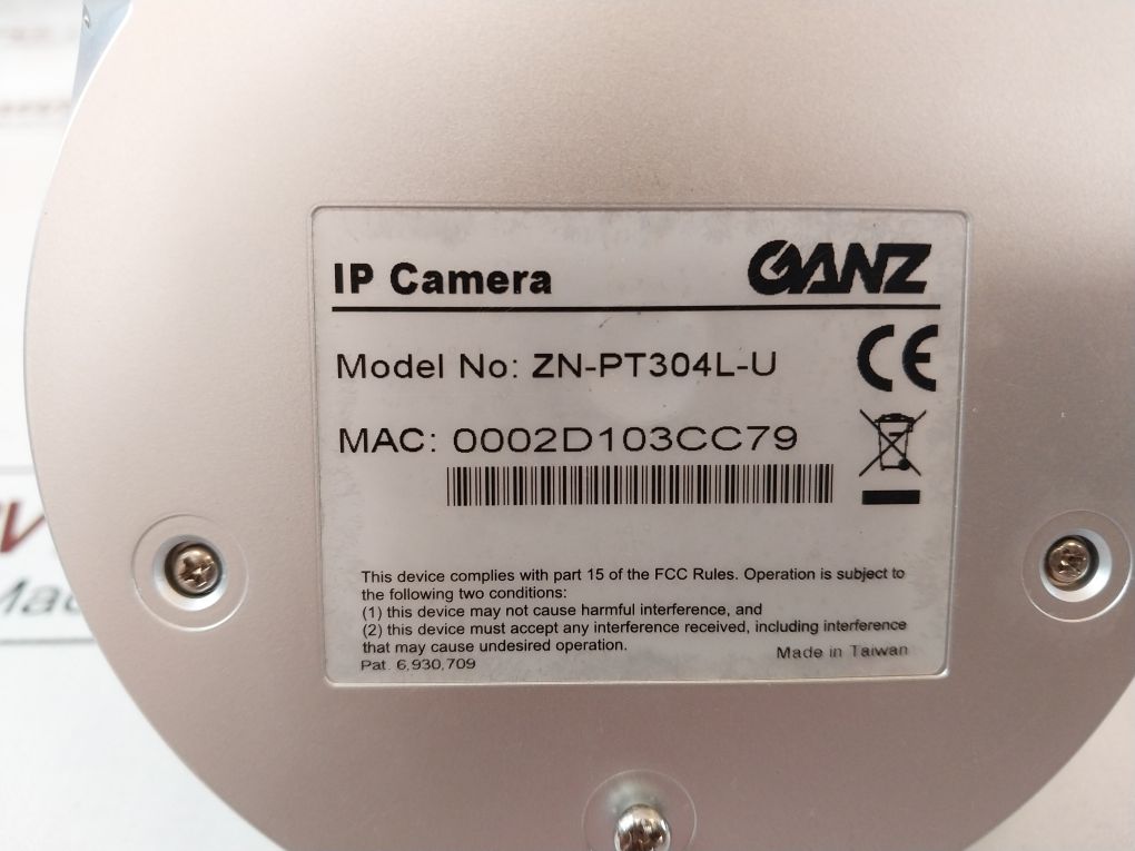 Ganz Zn-pt304L-u Pan/Tilt Ip Camera Kit