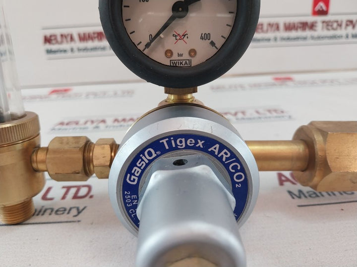 Gasiq Tigex Ar/Co2 Argon Regulator With Flow Meter