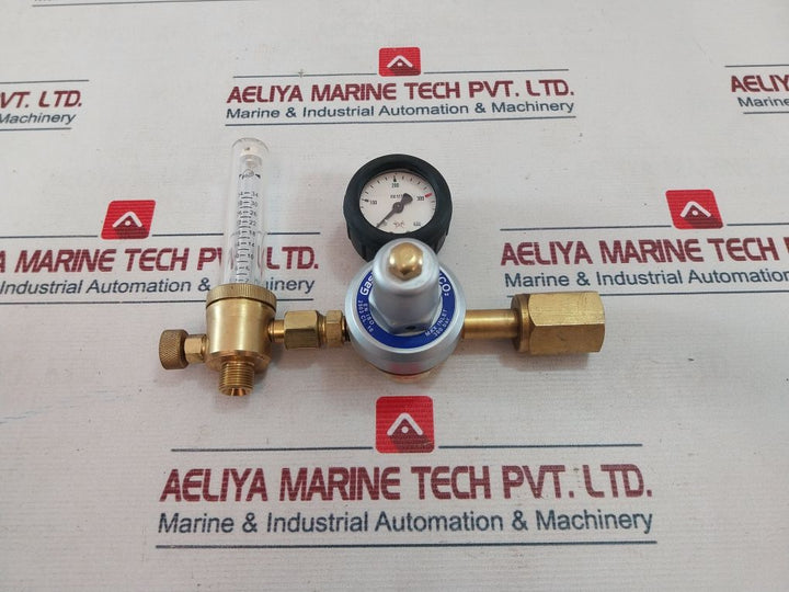 Gasiq Tigex Ar/Co2 Argon Regulator With Flow Meter