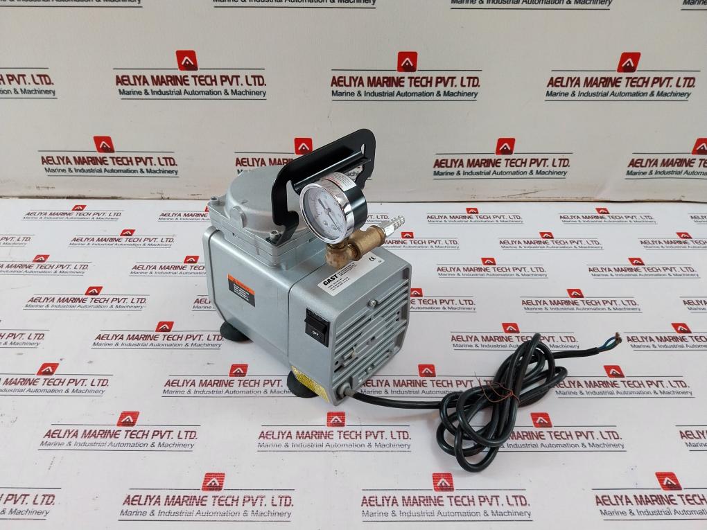 Gast Doa-v517-bn High-capacity Vacuum Pump With Gauge, Regulator