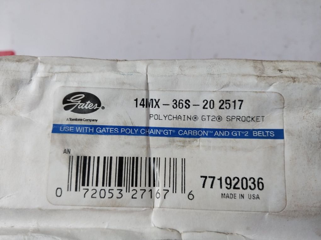 Gates 14Mx-36S-20 2517 Poly Chain Gt2 Sprocket 77192036