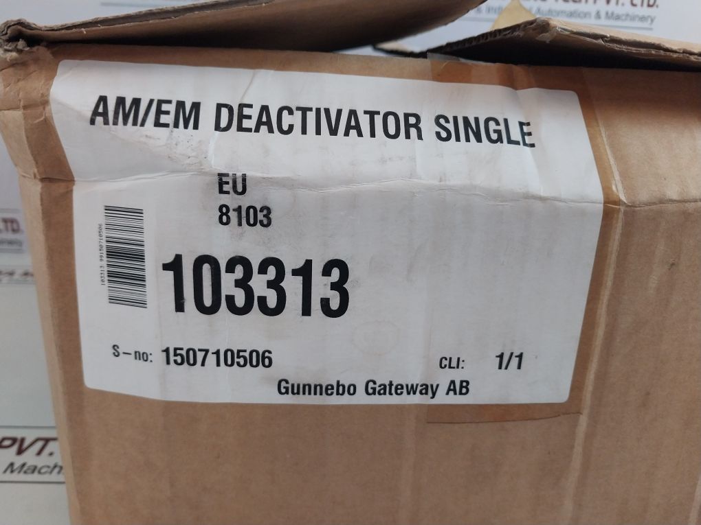 Gunnebo Gateway 103313 Am Deactivator Single