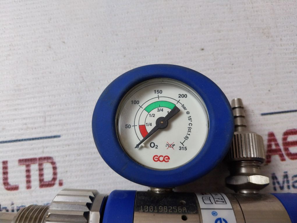 Gce Mediline 200Bar Oxygen Pressure Regulator