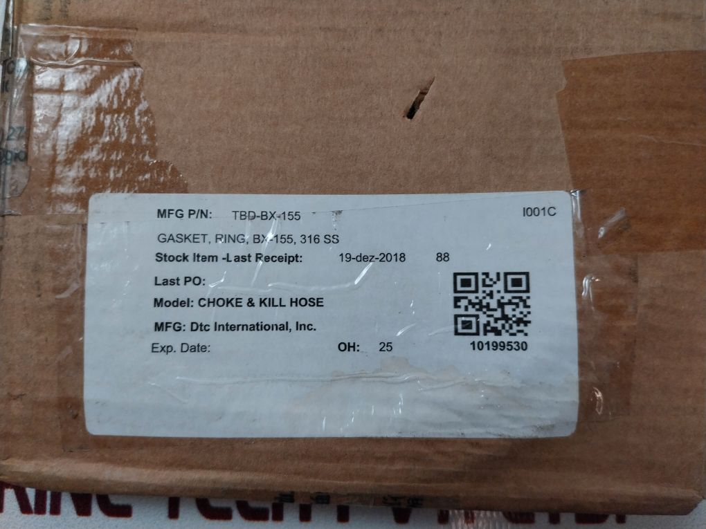 Gcl Bx155 Ss316-4 Gasket Ring