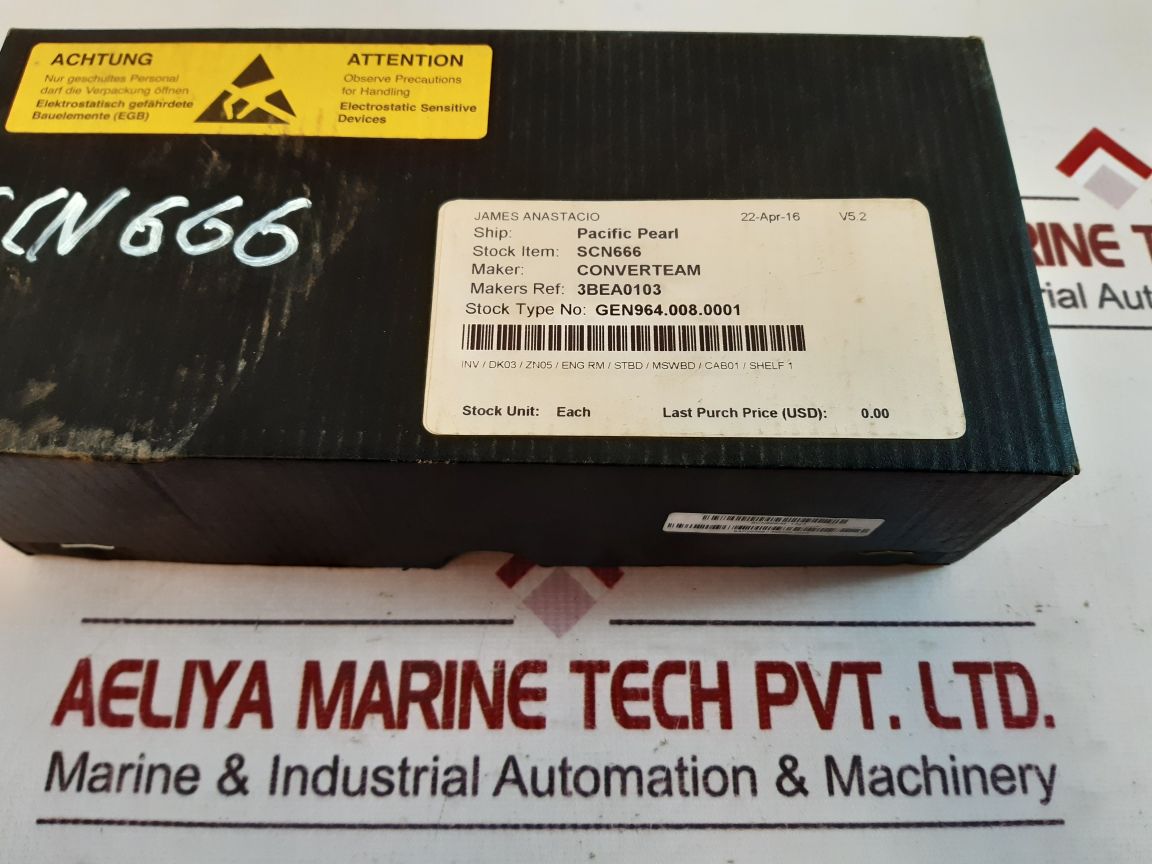 Ge Scn666 Thyristor Firing Card