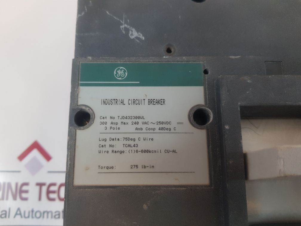 General Electric Tjd432300Wl Circuit Breaker