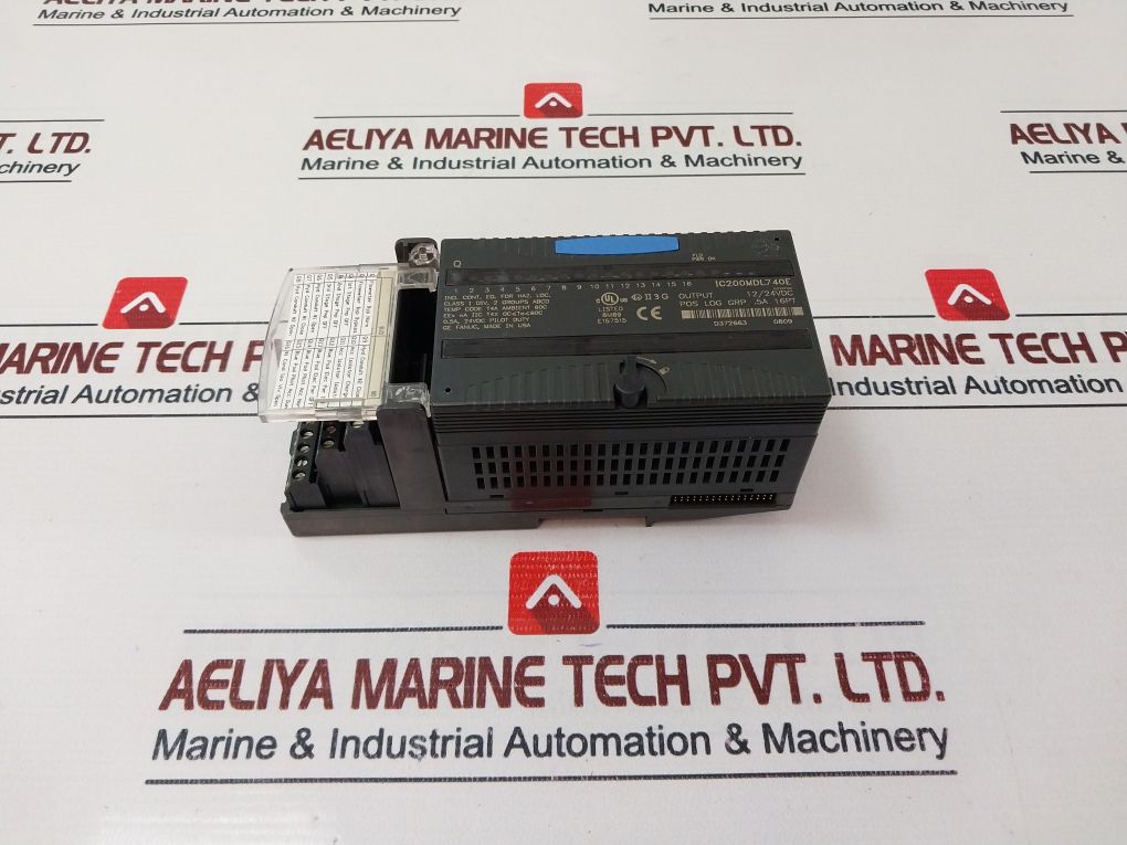 Ge Fanuc Ic200Mdl740E Pos Log Grp 5A 16Pt Output Module 12/24Vdc
