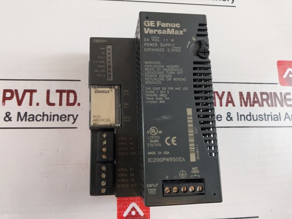 Ge Fanuc Ic200Pwr002A Versamax Power Supply Module 24Vdc 11W