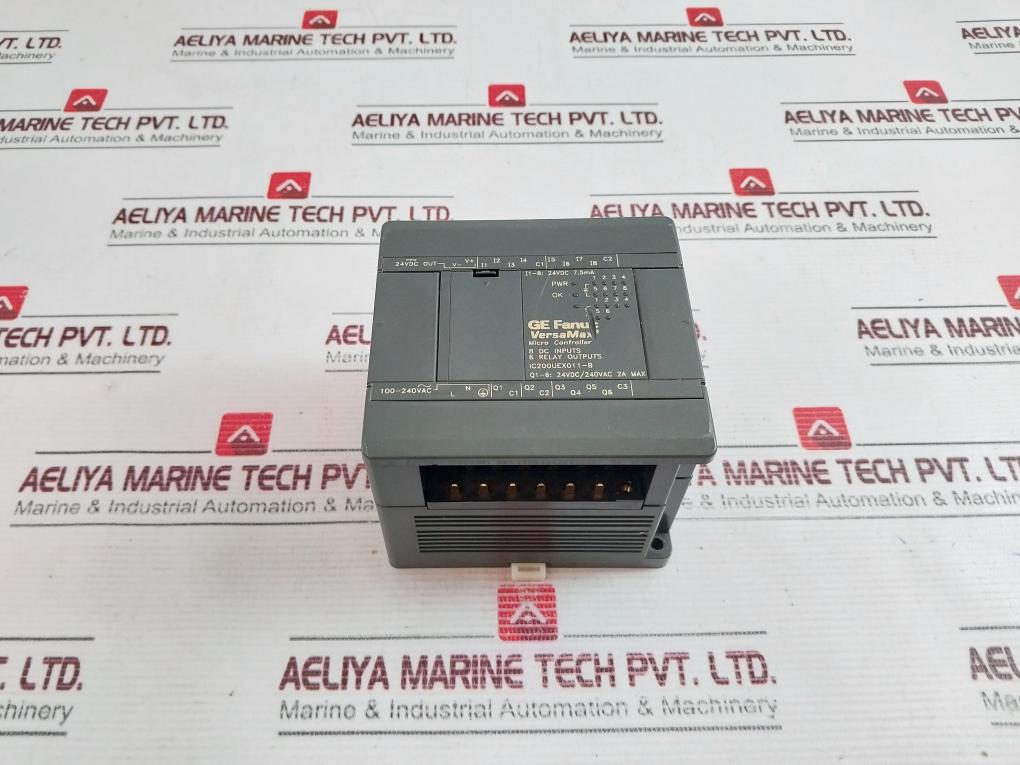Ge Fanuc Ic200Uex011-b Versamax Micro Controller 24Vdc/240Vac 2A