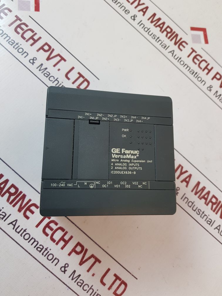 Ge Fanuc Ic200Uex636-b Micro Analog Expansion Unit