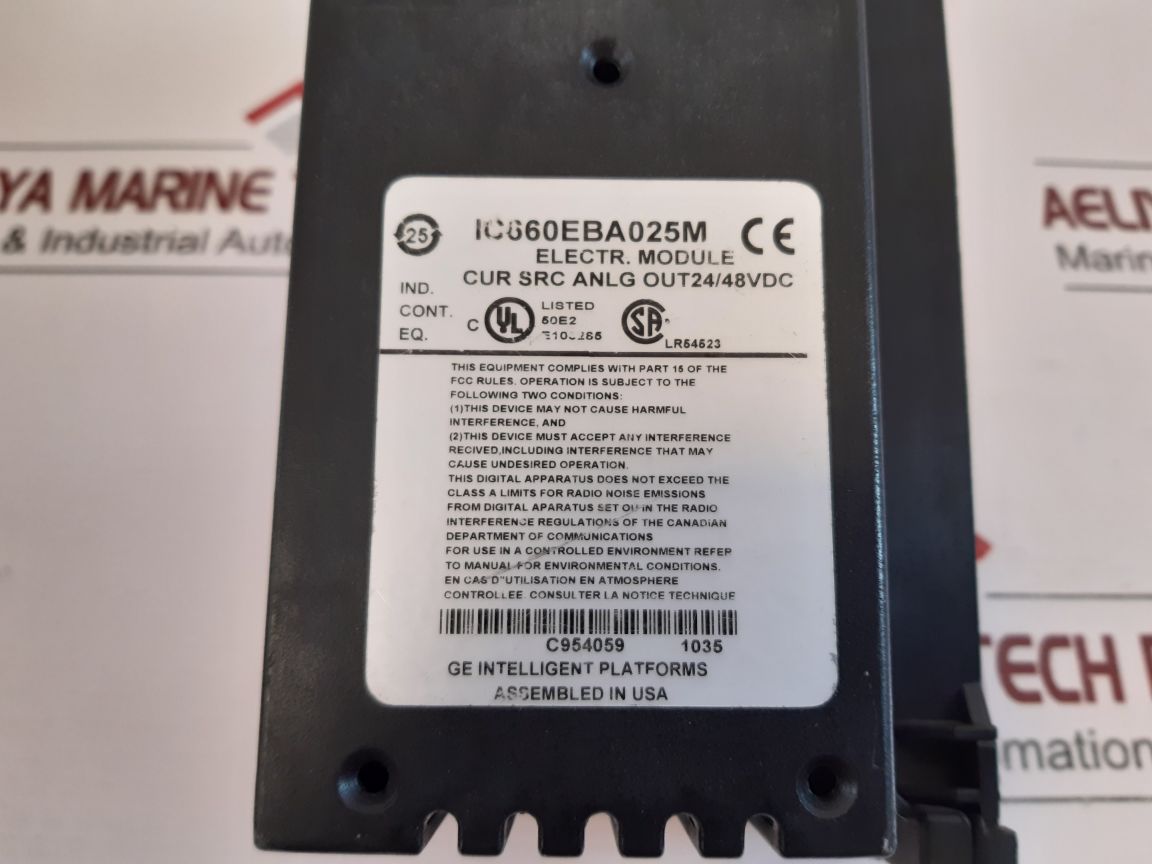 Ge Fanuc Ic660Bba025 Electric Module Ic660Eba025M