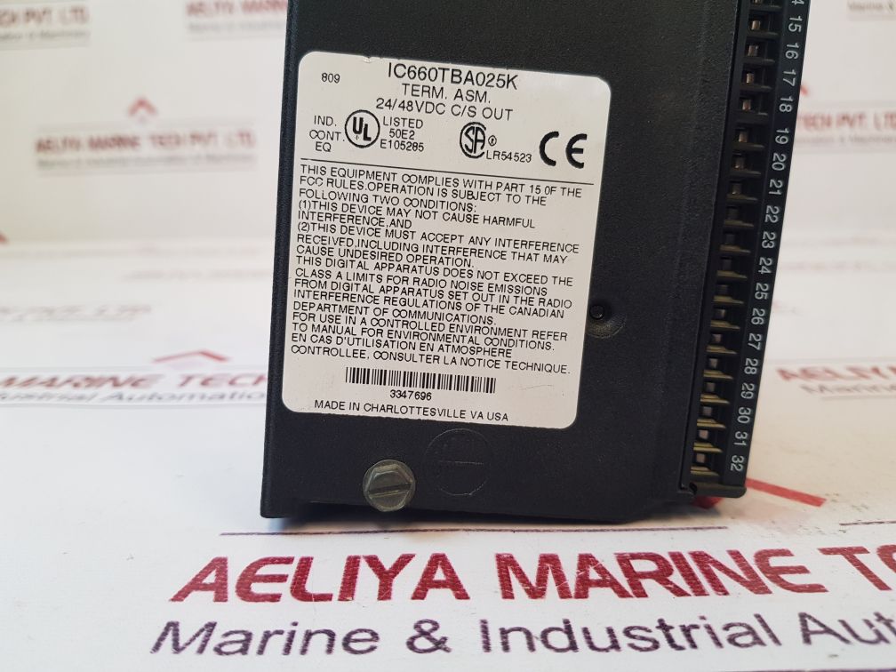 Ge Fanuc Ic660Bba025/Ic660Tba025K Electric Module