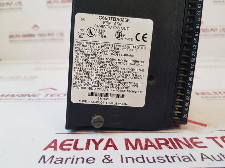 Ge Fanuc Ic660Bba025/Ic660Tba025K Electric Module