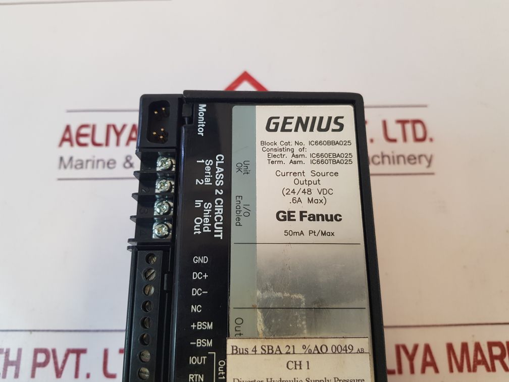 Ge Fanuc Ic660Bba025/Ic660Tba025K Electric Module