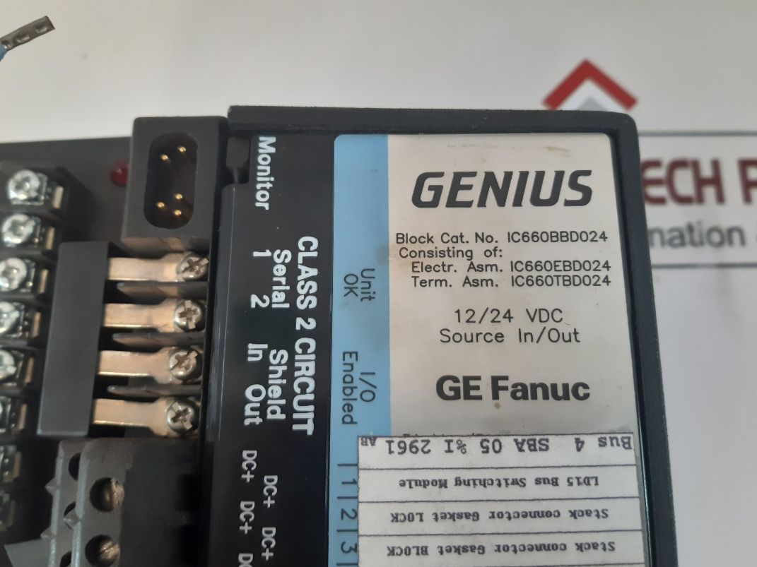 Ge Fanuc Ic660Tbd024K Electric Assembly Module Ic660Bbd024