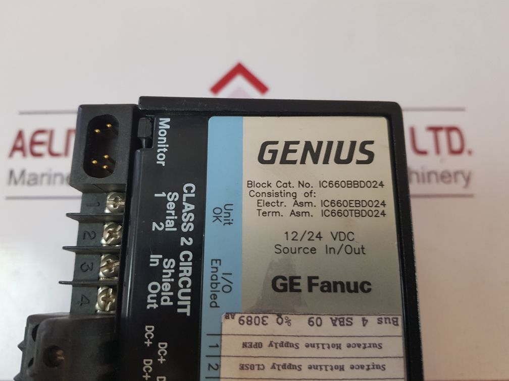 Ge Fanuc Ic660Bbd024 Genius IO Module Ic660Tbd024K