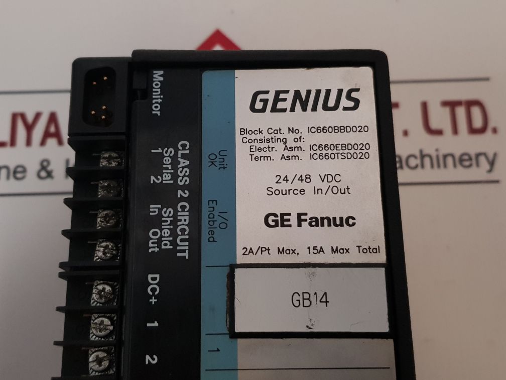 Ge Fanuc Ic660Ebd020T Electronic Assembly Module