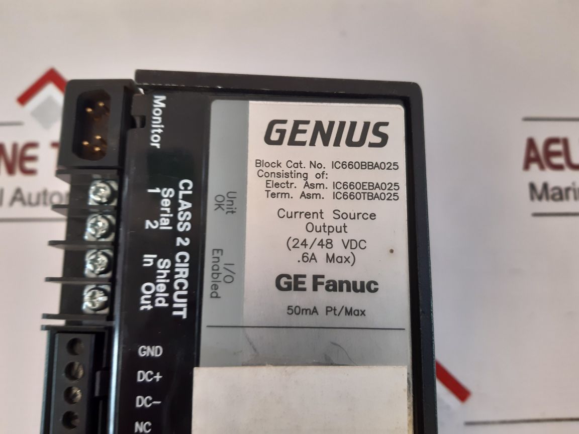 Ge Fanuc Ic660Tba025K/Ic660Bba025 Electric Module