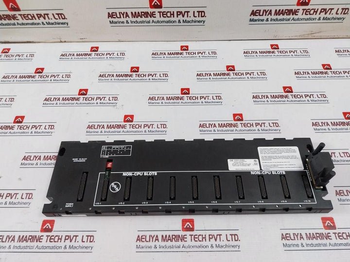 Ge Fanuc Ic693Chs392J 10-slot Expansion Base W/ Ic693Acc307A Bus Terminal Plug