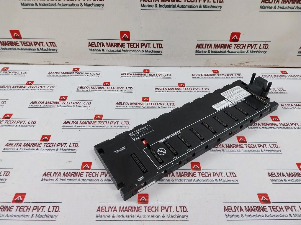 Ge Fanuc Ic693Chs392J 10-slot Expansion Base W/ Ic693Acc307A Bus Terminal Plug