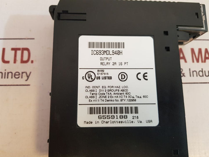 Ge Fanuc Ic693Chs398H Programmable Controller Series 90-30