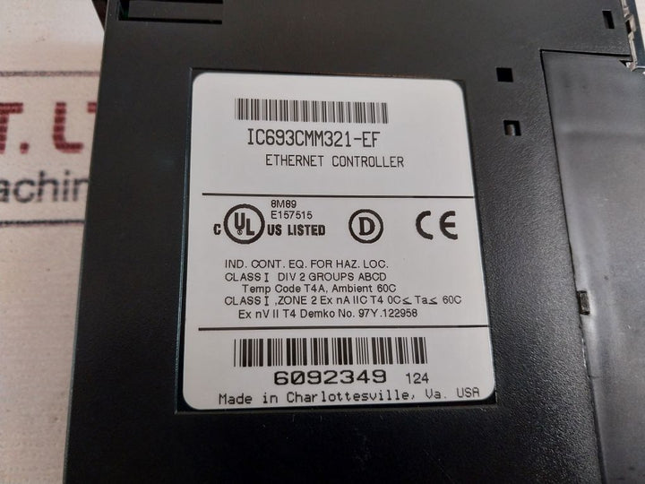 Ge Fanuc Ic693Cmm321-ef Ethernet Controller