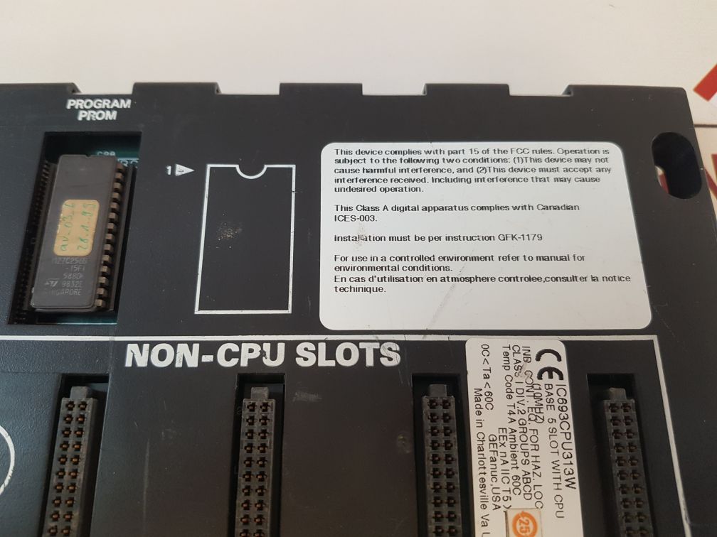 Ge Fanuc Ic693Cpu313W Programmable Controller