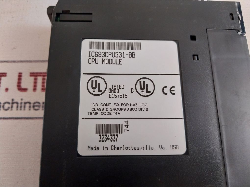 Ge Fanuc Ic693Cpu331-bb Cpu Module Series 90-30