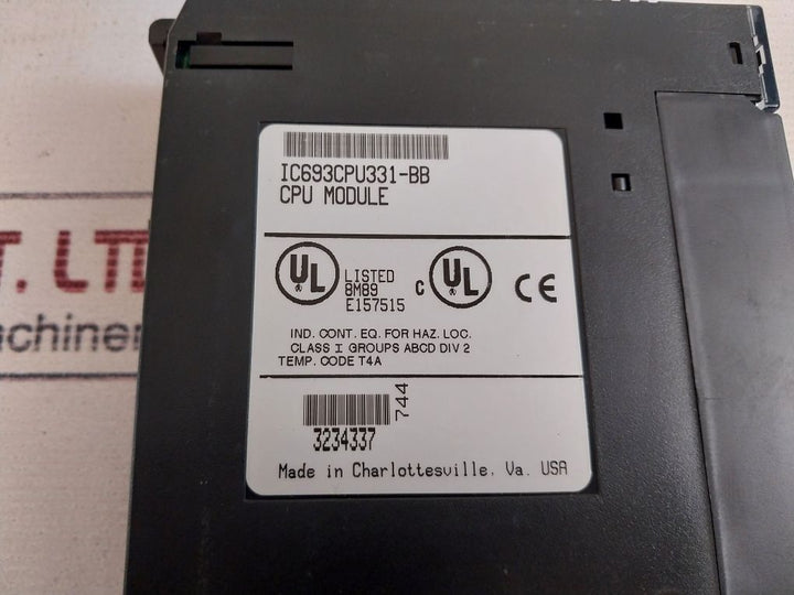 Ge Fanuc Ic693Cpu331-bb Cpu Module Series 90-30