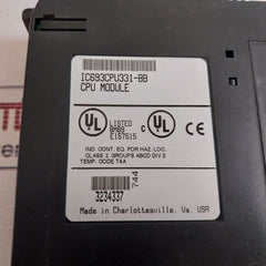 Ge Fanuc Ic693Cpu331-bb Cpu Module Series 90-30