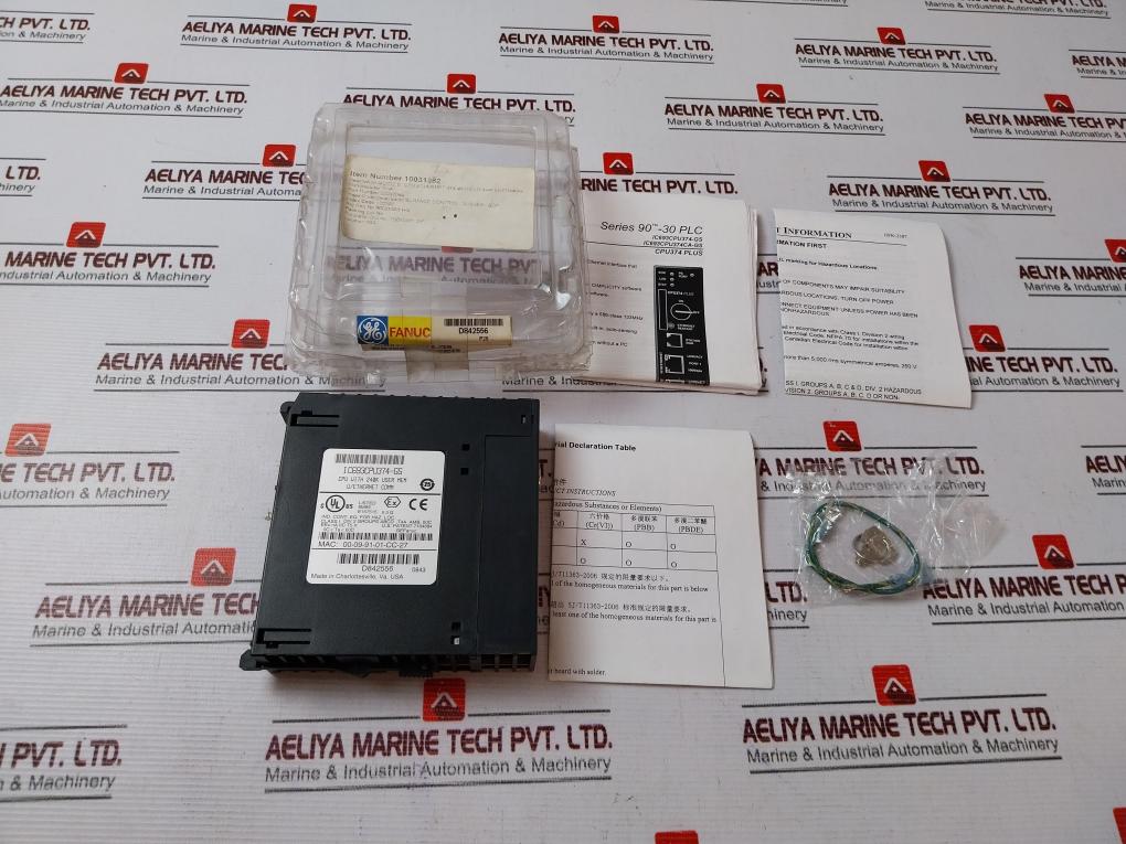 Ge Fanuc Ic693Cpu374-gs Cpu Ethernet Module 20032049