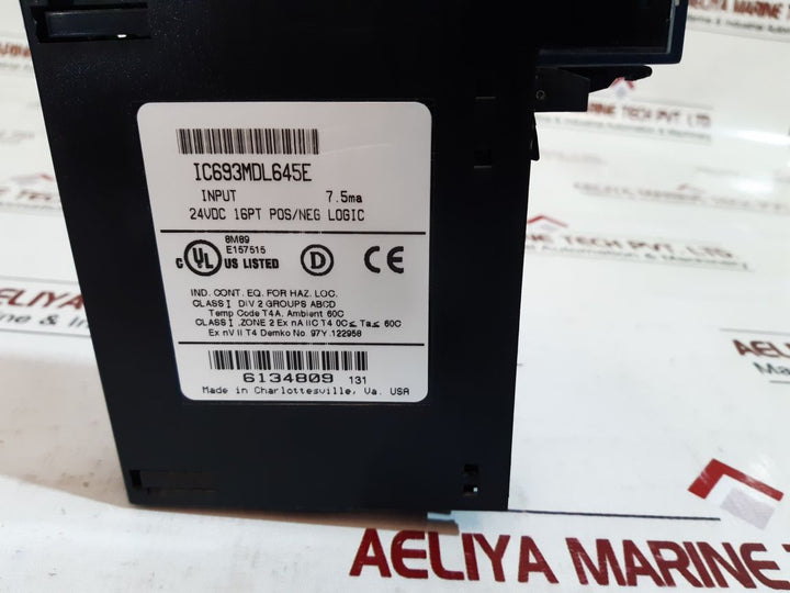 Ge Fanuc Ic693Mdl645 Input Module