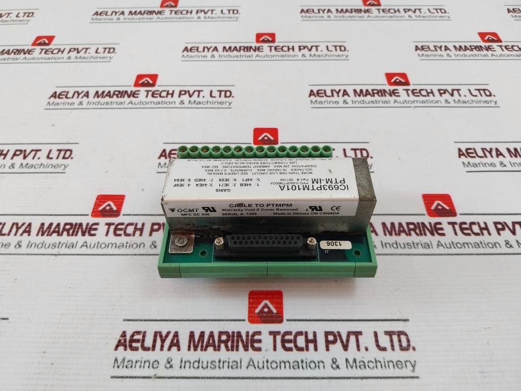 Ge Fanuc Ic693Ptm101A Power Transducer Module Umk-se 11,25