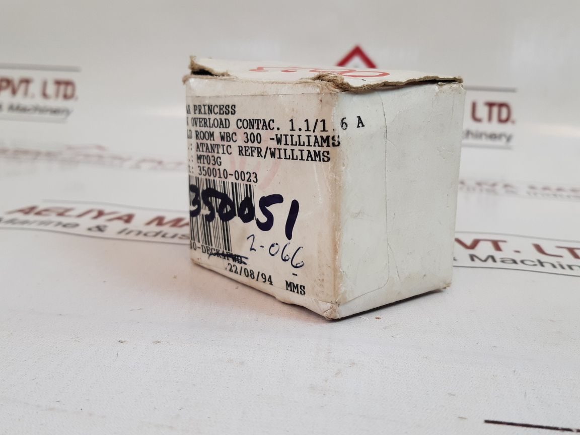 General Electric Mt03G Overload Relay