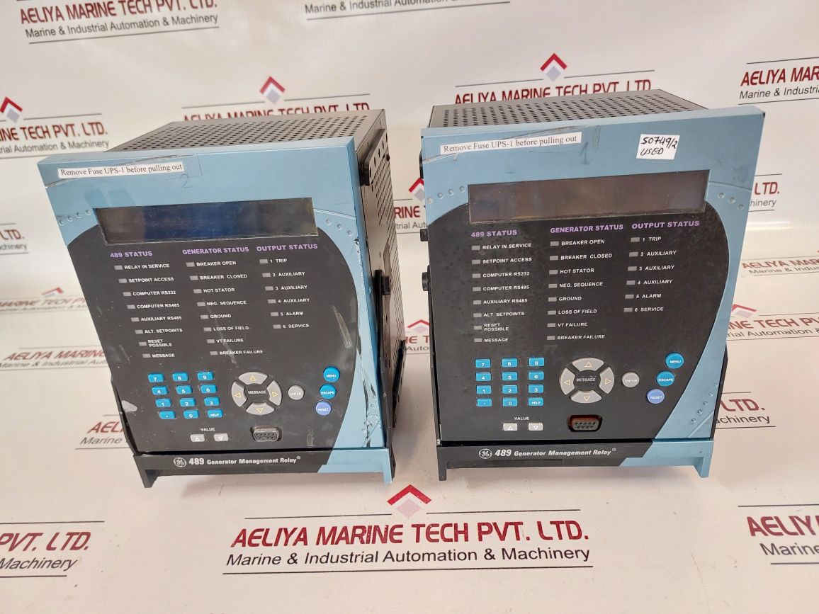 Ge Multilin 489-p5-hi-a20-e Generator Management Relay
