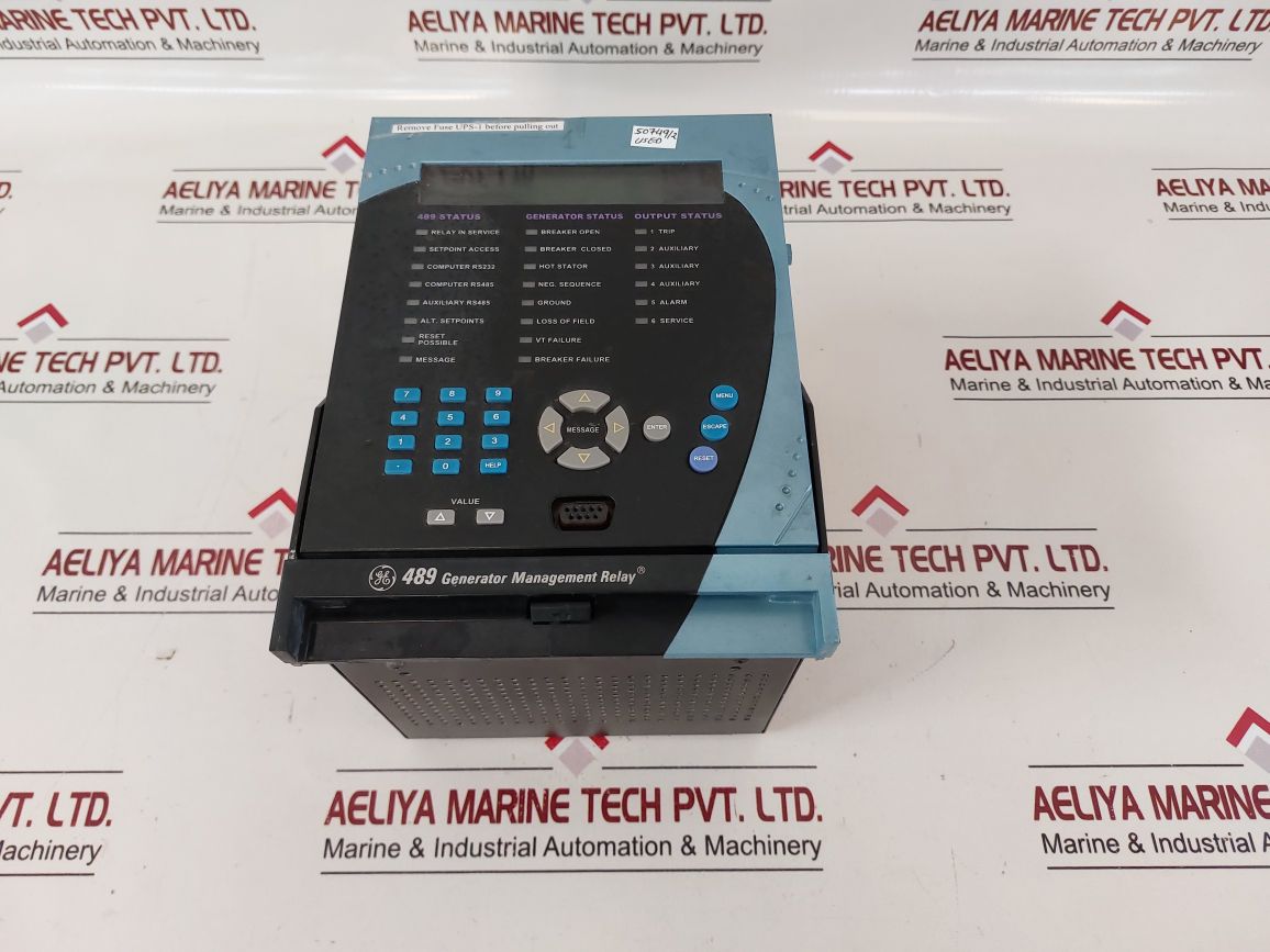 Ge Multilin 489-p5-hi-a20-e Generator Management Relay 48-62Hz