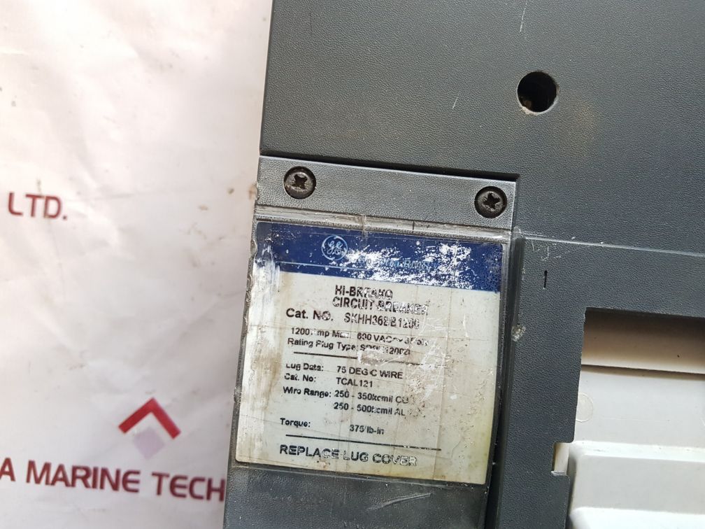 Ge Skhh36Bb1200 Circuit Breaker Tcal 121