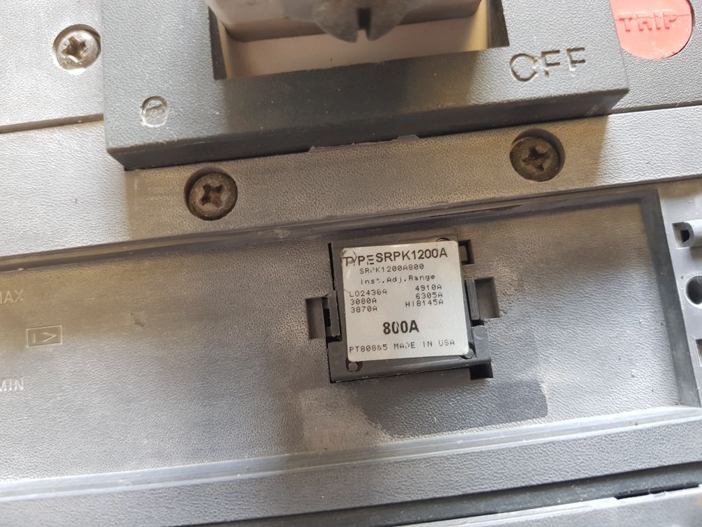 Ge Skpa36At1200 Circuit Breaker Spectra Rms Hi I.C. Srpk1200A