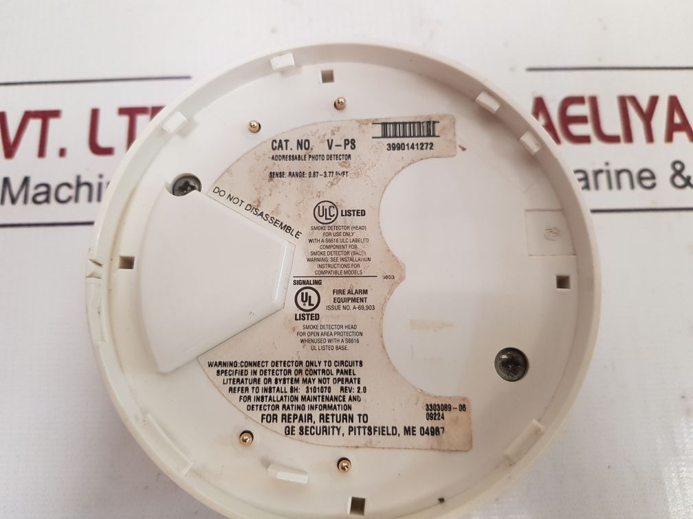 Ge V-ps Photoelectric Smoke Detector Fire Alarm