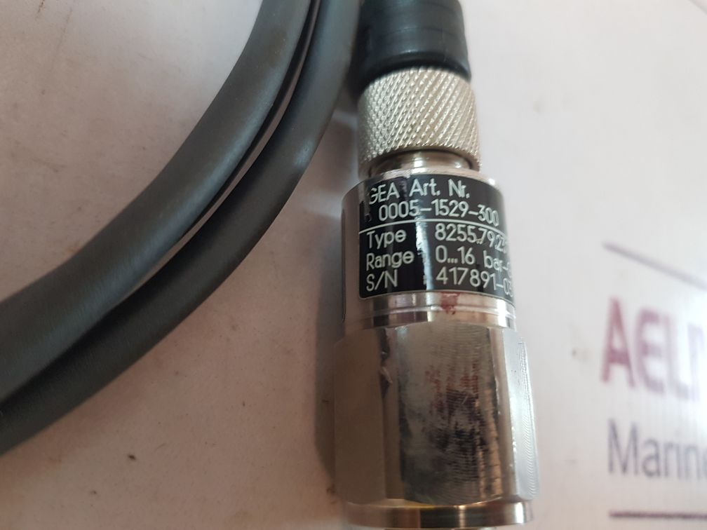 Gea 0005-1529-300 Pressure Transmitter With Cable