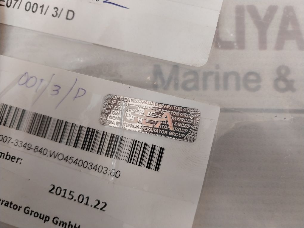 Gea 0007-3349-840 Gasket