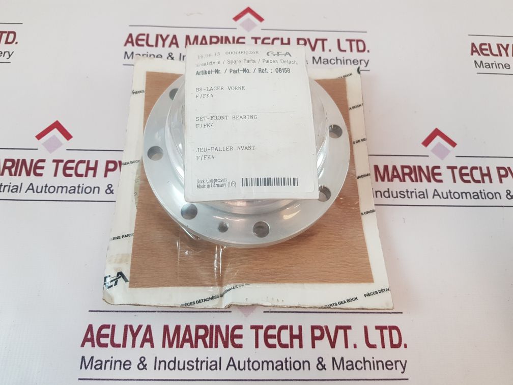 Gea 08158 Bock Compressor Spare Parts Aeliya Marine Tech®